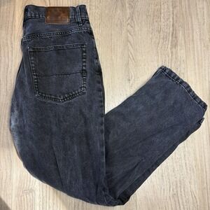 Vans Nick Michel Men's‎ Size 31 Black Loose Tapered Fit Jeans Distressed